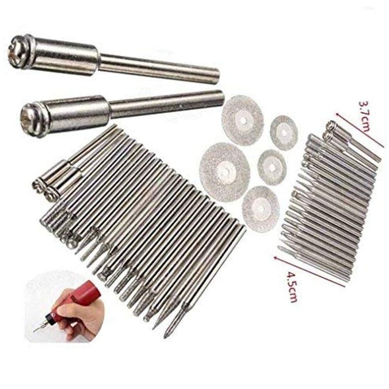 Diy Crafts CTDIYHI47734 Fits Diy Tools for Dremel Plastic Metal Combo Set of Two Items Diy Tools Diamond Burr Diamod Disc 5 Pack of 25 Multicolor - Image 4