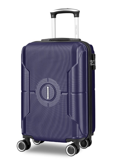 Cabin Size Lightweigh ABS Hardside Spinner Luggage Trolley -20 Inch | Carrying 10KG 4-Wheel Hardshell Suitcase - Blue