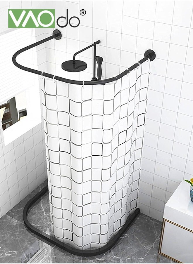 VAOdo - Shower Curtain Liner With Plastic Hanging Ring Colored Triangle PEVA Shower Curtain with Rustproof Metal Grommet and 3 Magnetic Weights Odor Free Shower Liner 180*200 CM - Image 1