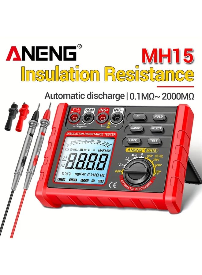 ANENG MH15 مقياس متعدد رقمي 6000 تعداد اختبار الجهد والمقاومة والسعة - Image 2