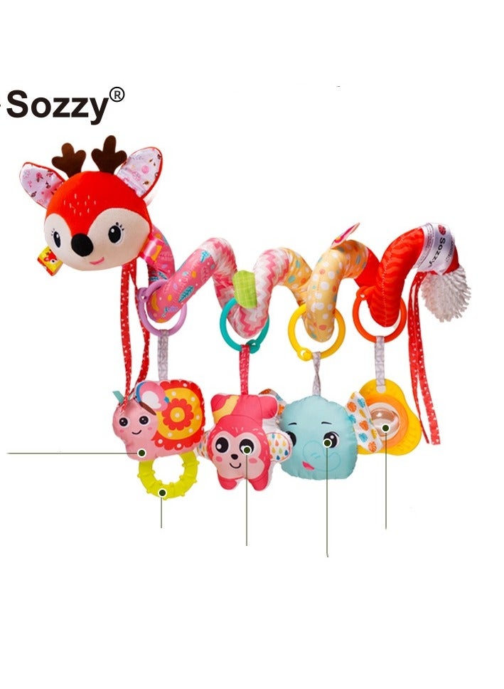 Sozzy Newborn Car Hanging Bed Hanging Trolley Pendant Bed Bell Bed Winding Baby Toy Puzzle - Image 1