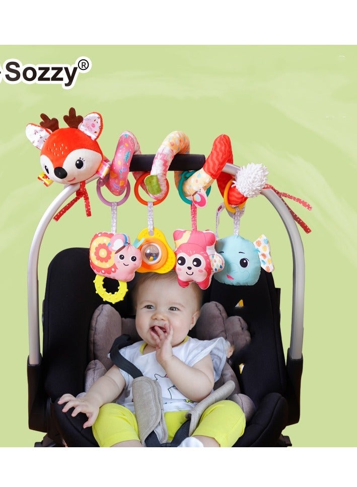 Sozzy Newborn Car Hanging Bed Hanging Trolley Pendant Bed Bell Bed Winding Baby Toy Puzzle - Image 2