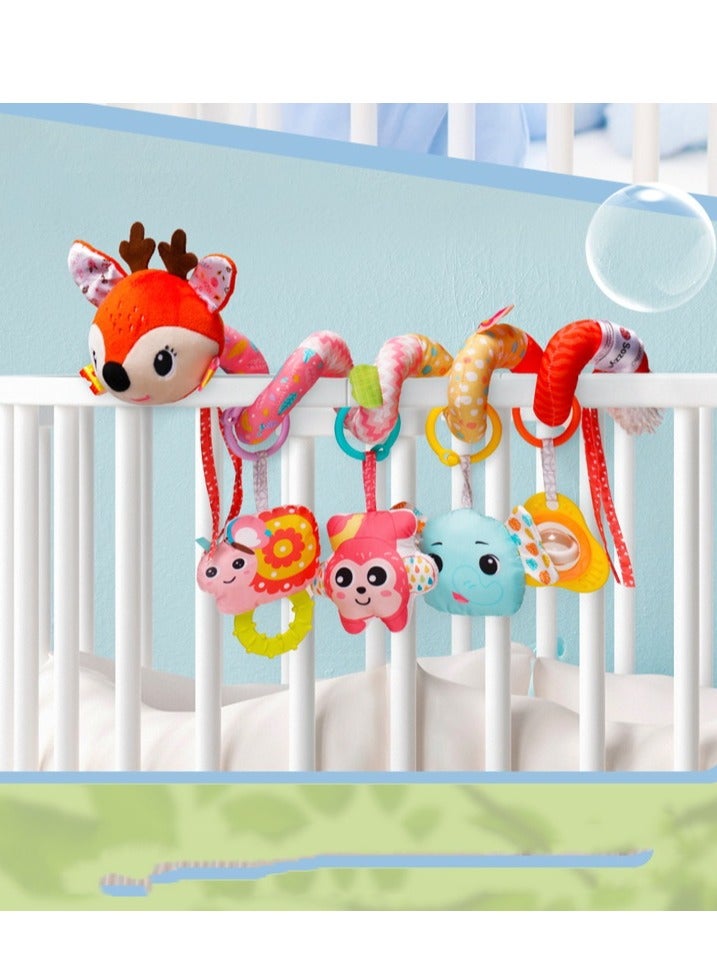 Sozzy Newborn Car Hanging Bed Hanging Trolley Pendant Bed Bell Bed Winding Baby Toy Puzzle - Image 3