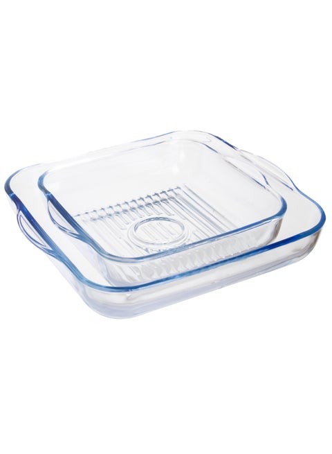 2-Piece square Oven Trays Set