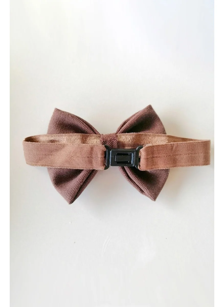 Vitrinmixmini 100% Handmade Boy's Red Color Bow Tie - Boxed-23 April special