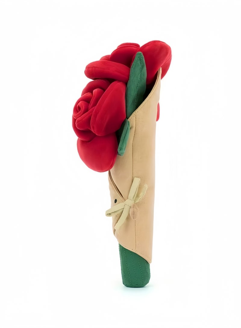 Jellycat Amusable Rose Bundle Plush Toy Holding Flowers Wedding Engagement Birthday Gift - Image 2