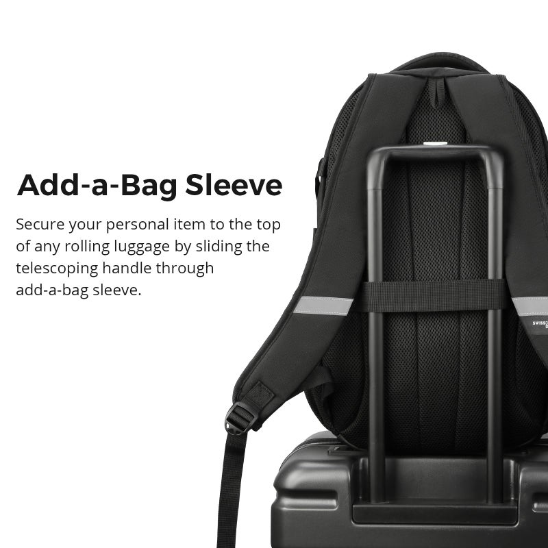 Swissdigital Design Laptop Backpack with USB Charging Port, Travel Backpack Fits 15.6 inches Computer, 31L College School Backpack for Men, Khaki Camo | SD803-94 - Image 4