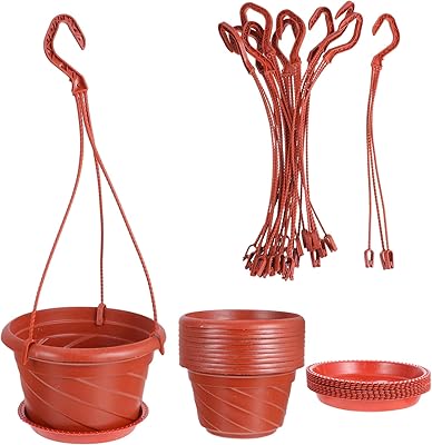 Yardwe Yardwe 10 Sets Plastic Hanging Plant Pots Reusable Plant Seeding Nursery Pot Waterproof Plastic Pots Seed Starting Pots  - Image 1