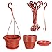 Yardwe Yardwe 10 Sets Plastic Hanging Plant Pots Reusable Plant Seeding Nursery Pot Waterproof Plastic Pots Seed Starting Pots  - Image 2