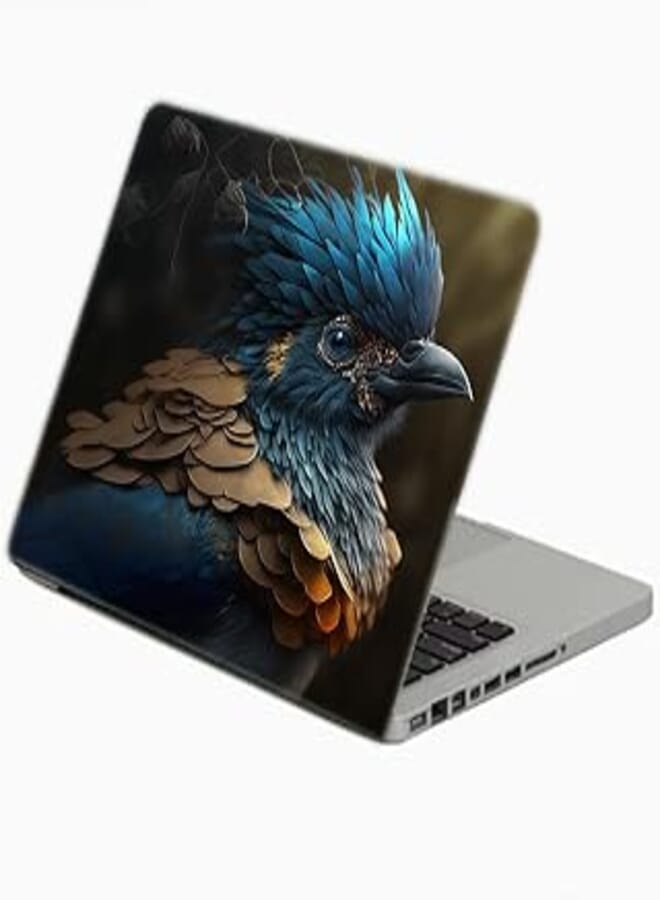 TAT Stains Liquid Texture Printed Laptop Sticker Multicolour-15.6 inch-2652