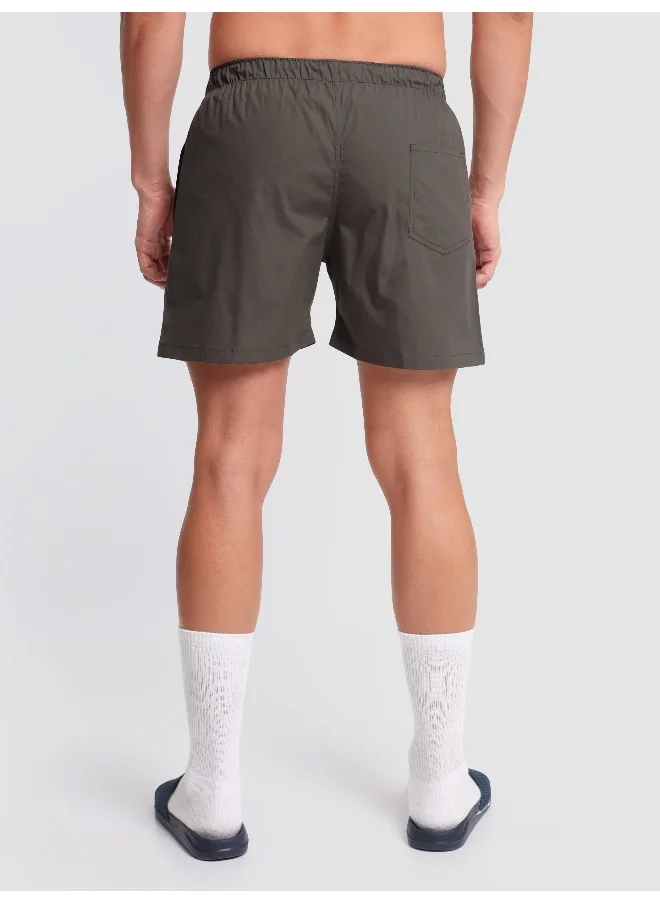 Beyoung Plain Grizzle Gray Mens Boxer