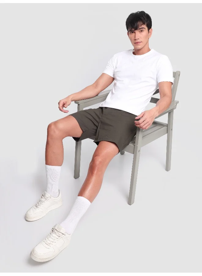 Beyoung Plain Grizzle Gray Mens Boxer