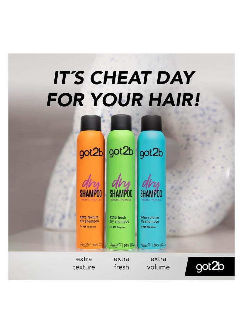 Schwarzkopf - got2b Dry Shampoo Instant Extra Fresh Up,200ml - Image 1