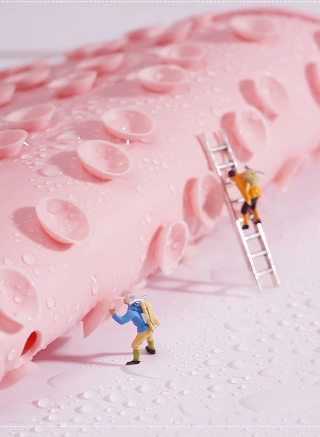 إسكدنيا جهاز تدليك منظف لتنظيف القدمين ، فرشاة تنظيف مدلك قدم الدش مع أكواب شفط مانعة للانزلاق وسجادة تدليك ضغط الضغط على القدم للعناية بالقدم وتدوير القدمين وتقليل آلام القدم - Image 4