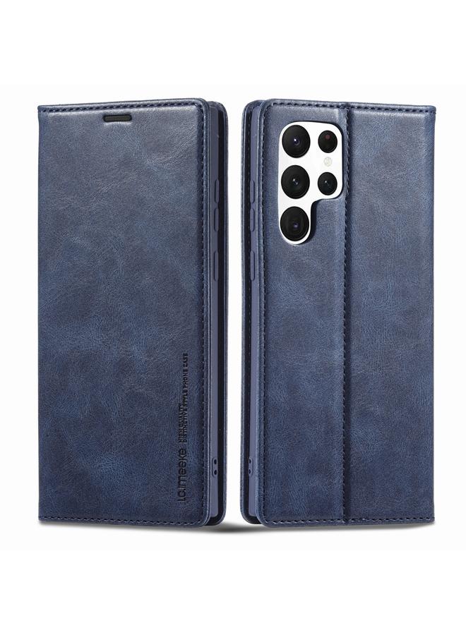 The Bros Case For Samsung Galaxy S22 Ultra 5G RFID Anti-theft Leather Phone Case