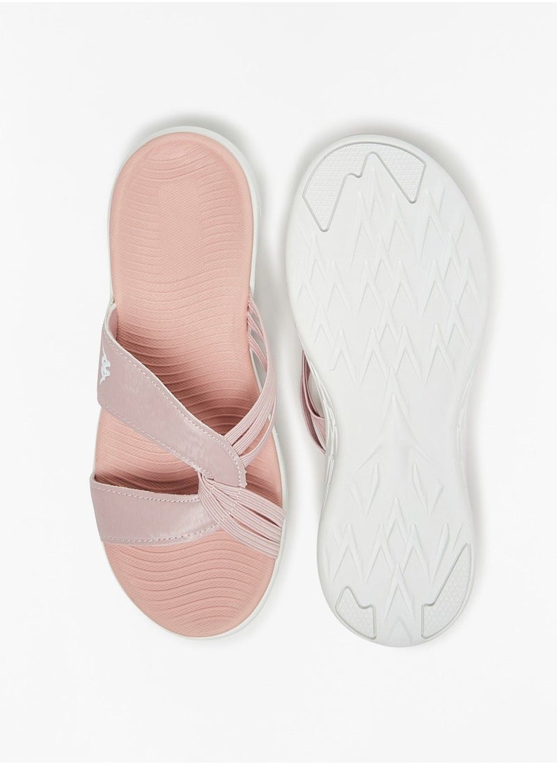 Kappa Kappa Women'S Slip-On Cross Strap Slides  - Image 4
