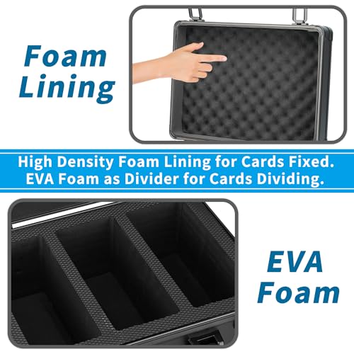 QTYORD Graded Storage Box for PSA BGS SGC Cards, Toloader Storage Case Fits 3" x 4" 35PT Holders, Standard Trading Storage Box for MTG Sports Collectible Cards - Image 2