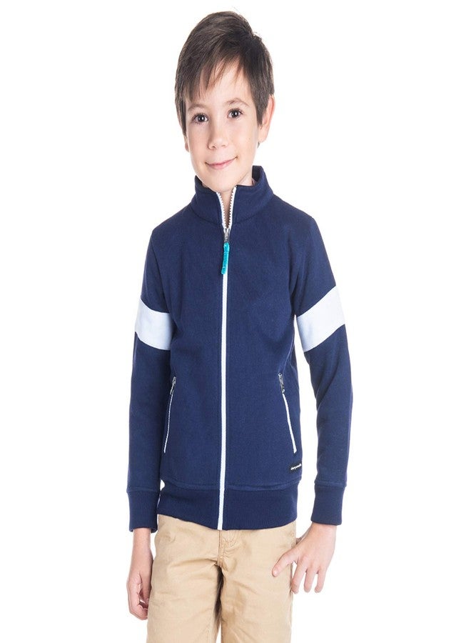 Cherry Crumble Baby Boys' Knitwear (WS-SWSHRT-2259_Navy_18M) - Image 1