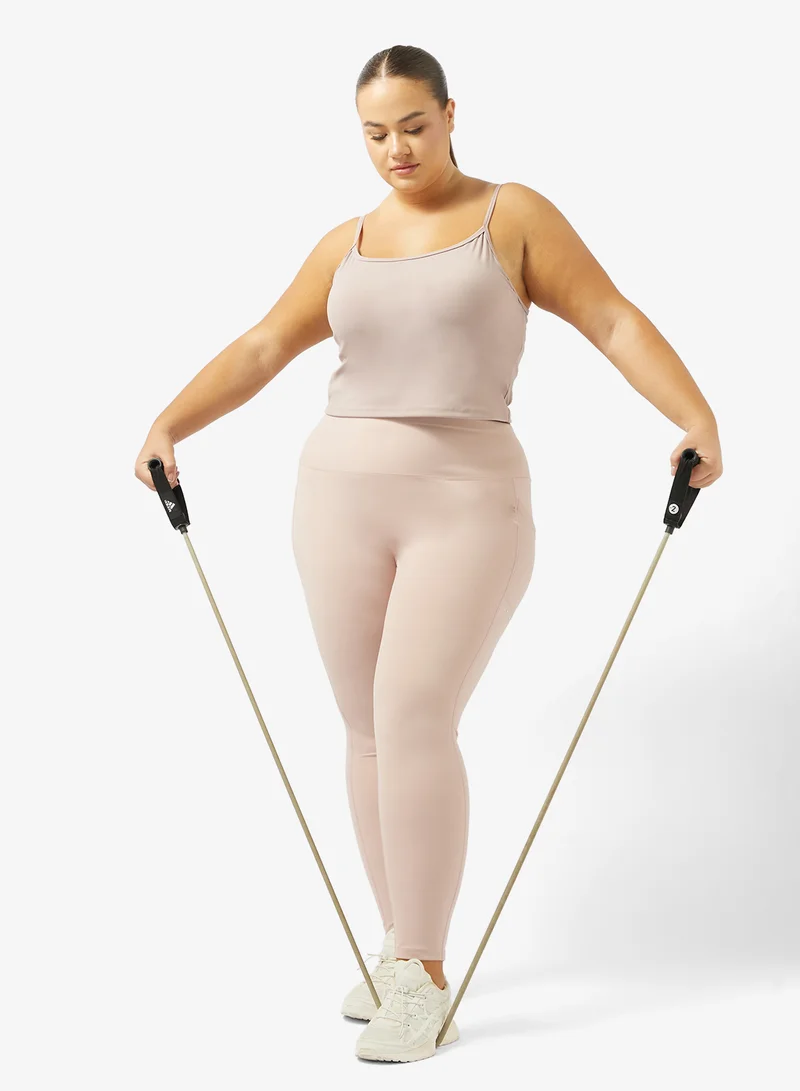 فورورد ليقنز نحت عالي الخصر   بدون خياطة مع جيوب