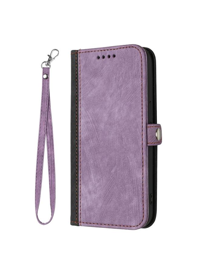 اس-توب جراب هاتف جلدي لهاتف Samsung Galaxy M62 / F62 مع مشبك جانبي وحزام يد مزدوج الطي - Image 3