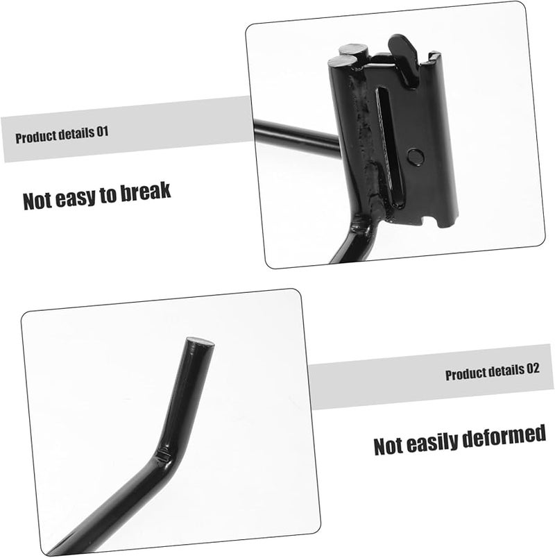 Gatuida حامل سلم مثبت على الحائط لحمل الأدوات لتخزين الحديقة والمرآب - Image 4