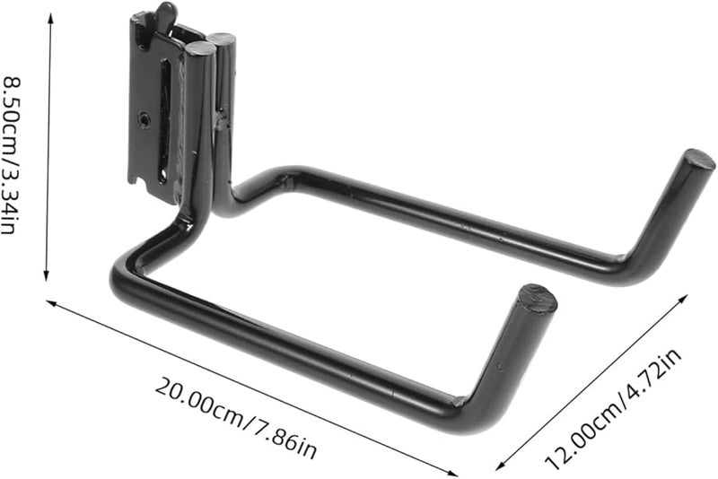 Gatuida حامل سلم مثبت على الحائط لحمل الأدوات لتخزين الحديقة والمرآب - Image 3