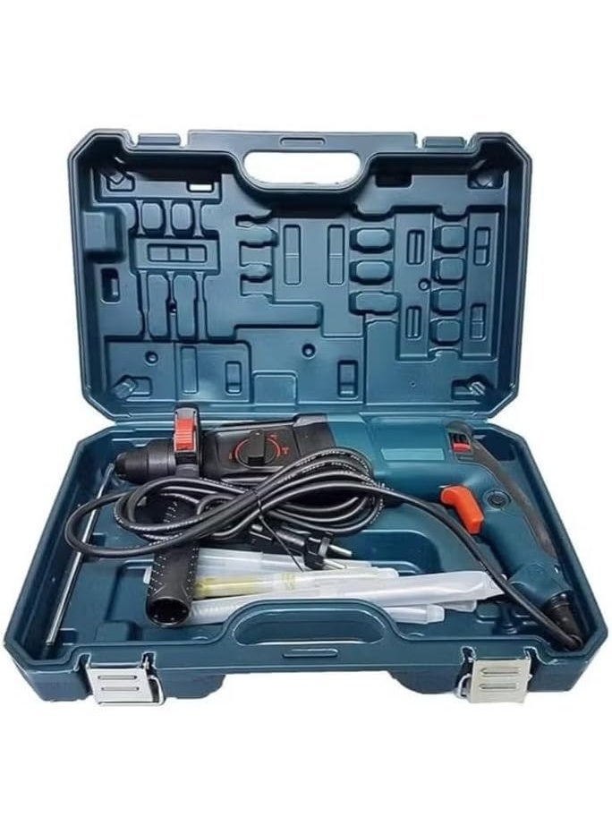 BOSS Rotary Hammer Drill, 800W-3000W, 3-Mode SDS+ Hammering, Drilling Machine, 0-1100 RPM, 0-4800 BPM, for Concrete, Steel, Wood Applications - Image 4