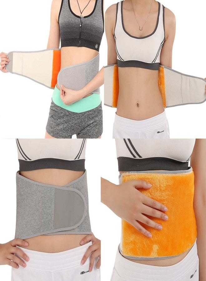 VORCOOL Men Women Winter Thicken Thermal Plush Waist Warmer Lumbar Support Belt Cozy Warm Abdominal Protector Stomach Body Wrap Band Back Brace Kidney Binder Size - Image 5