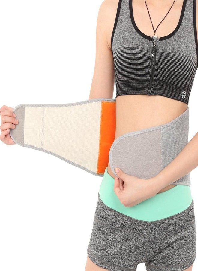VORCOOL Men Women Winter Thicken Thermal Plush Waist Warmer Lumbar Support Belt Cozy Warm Abdominal Protector Stomach Body Wrap Band Back Brace Kidney Binder Size - Image 2