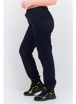 Robe Di Kappa Women Regular Fit Solid Pants, Navy  - Image 4
