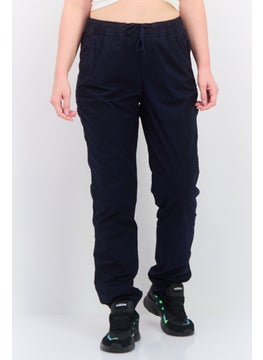 Robe Di Kappa Women Regular Fit Solid Pants, Navy  - Image 1