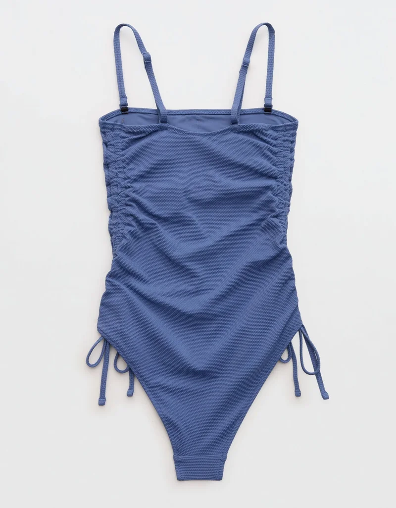 Aerie  Aerie Pique Cheeky One Piece Swimsuit for Women | Best Price UAE