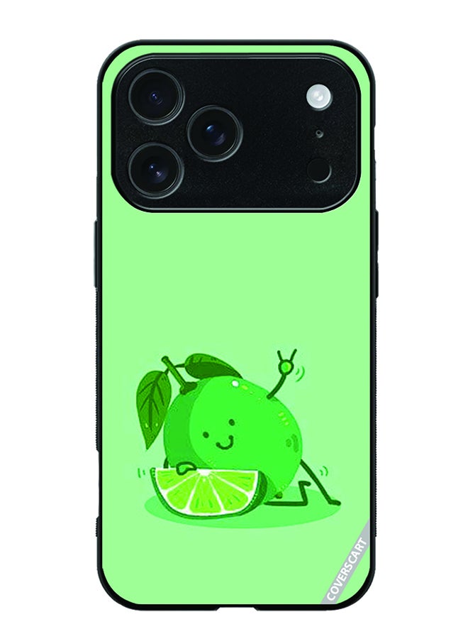 COVERSCART Protective Case Cover For Apple iPhone 17 Pro Max Lime Design Green