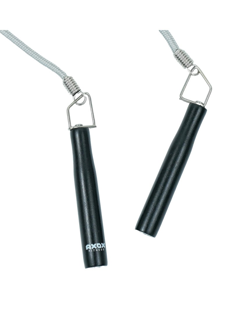 AXOX Fitness P.P. Skip Rope With Wooden Handles - Image 1