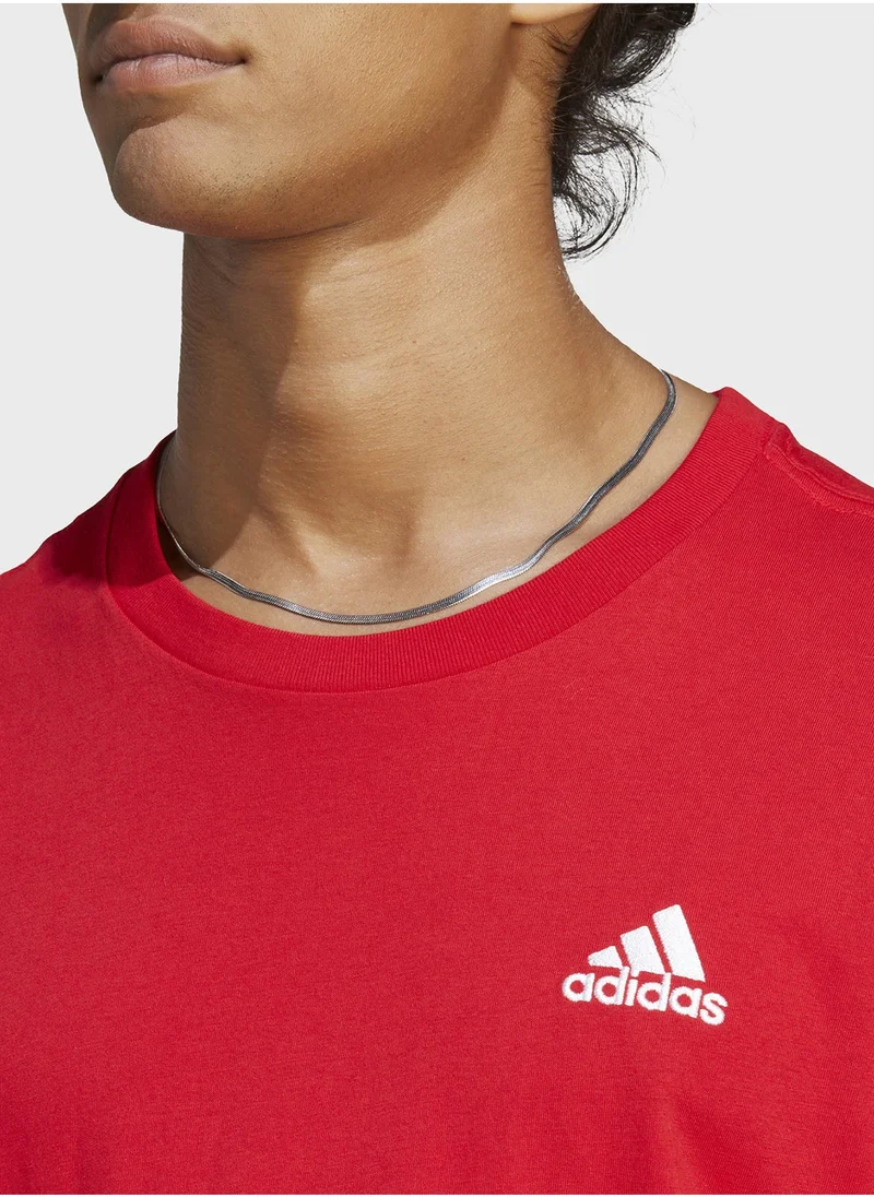 Adidas Small Logo Single Jersey T-Shirt