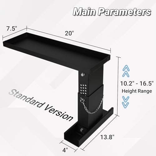 Toriexon Ladder Extender for Stairs HeavyDuty Ladder Levelers for Extension Ladders NonSlip Design 102 165 Adjustable Height 20L x 75W Platform for ExtensionStraightTelescopic Ladders - Image 3