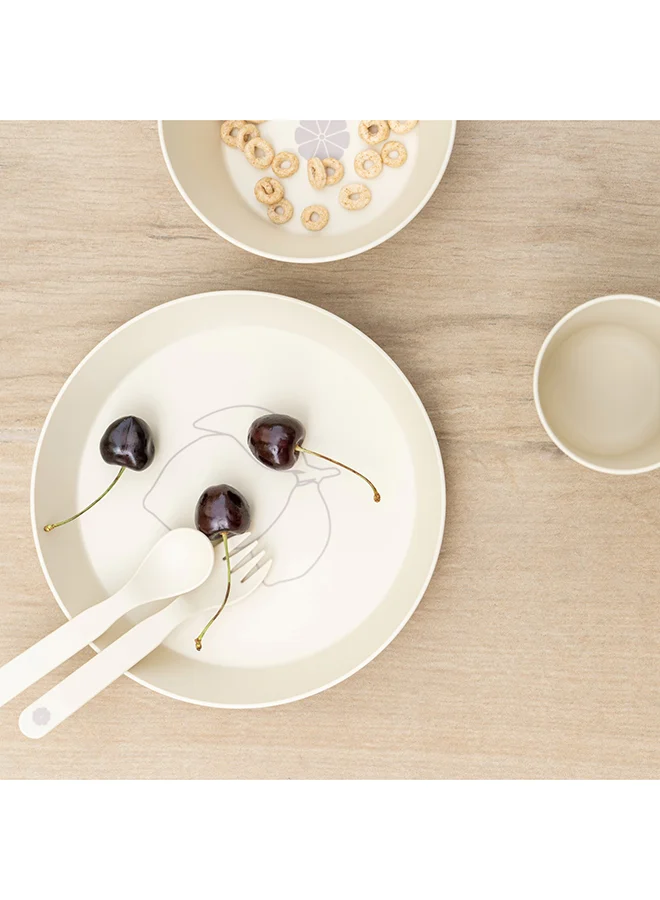 Citron Unbreakable Tableware Set, 100% Organic, Reusable, Biodegradable, Environment Friendly, And Unbreakable - Lemon
