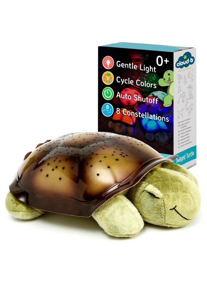 Cloud b Calming Nightlight Star Projector ; Gentle Brightness ; 3 Colors ; 8 Constellations ; Autoshutoff ; Twilight Turtle Green - Image 2