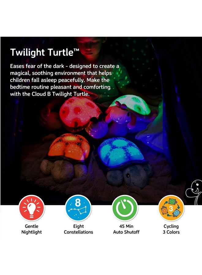 Cloud b Calming Nightlight Star Projector ; Gentle Brightness ; 3 Colors ; 8 Constellations ; Autoshutoff ; Twilight Turtle Green - Image 3