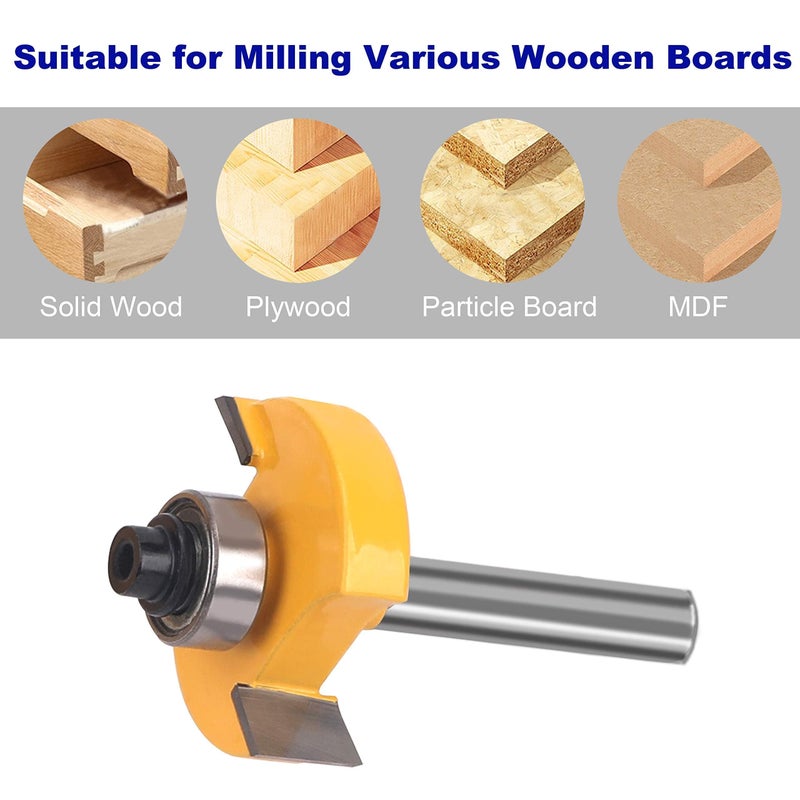 Platinumedge Router Bits Set  Tungsten Carbide Router Bits Set 1/4 Shank  Router Bit Kit For Diy  Woodworking Project  35 Piece Set With Premium Aluminum Carry Storage Case - Image 5