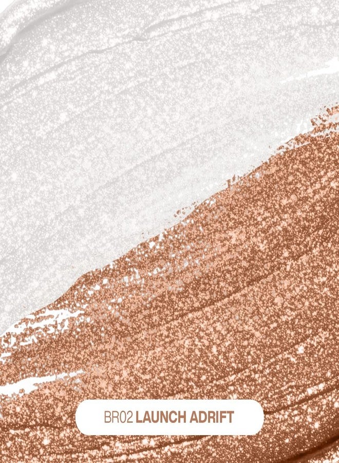 FOCALLURE Star Crash Stretchy Highlighter – BR02 Launch Adrift, Multi-Use Glow for Face & Body, Ultra-Light Microfine Shimmer, Natural Radiant Finish,Long-Lasting, Vegan & Cruelty-Free - Image 1