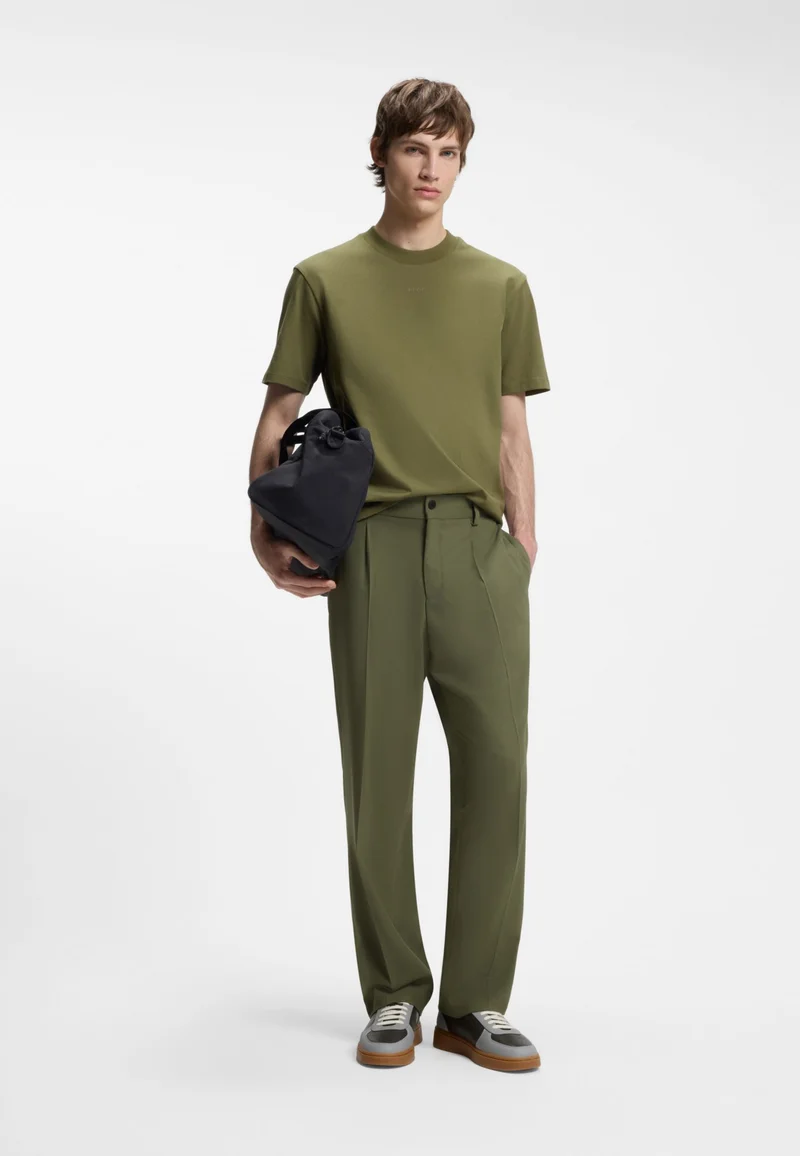 Hugo Relaxed-fit T-shirt in cotton jersey with logo print