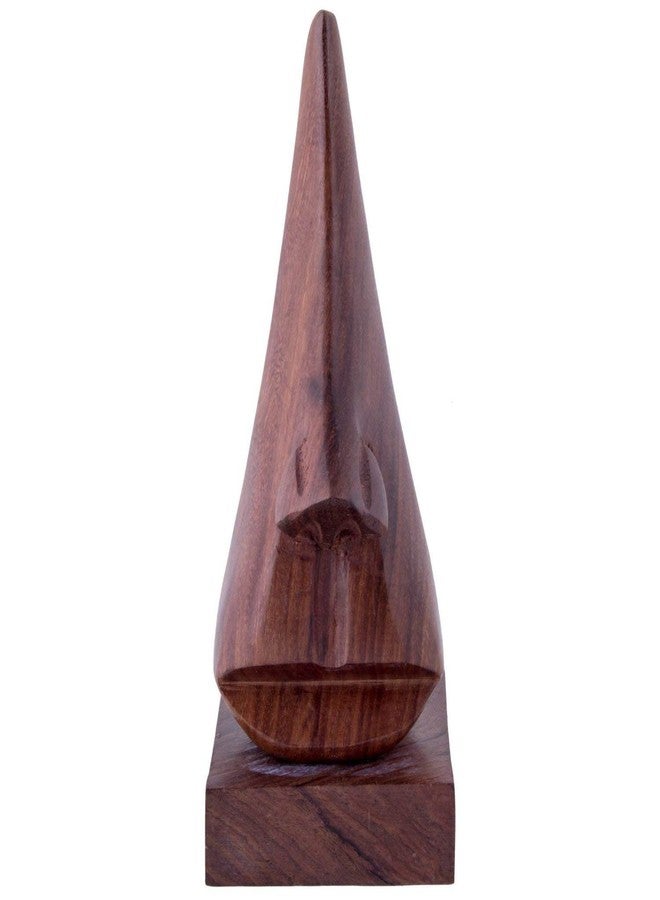 Craftland Handmade Wooden Nose Shaped Spectacle Specs Eyeglass Holder Stand - Image 2