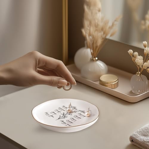LITTLEBIGGER Christian Gifts for Wome – Bible Verses Jewelry Tray, Spiritual and Religious Gifts for Women, Christian Gifts – Personalized Jewelry Dish, Christmas Gift – Religious Ring Dish - Image 5
