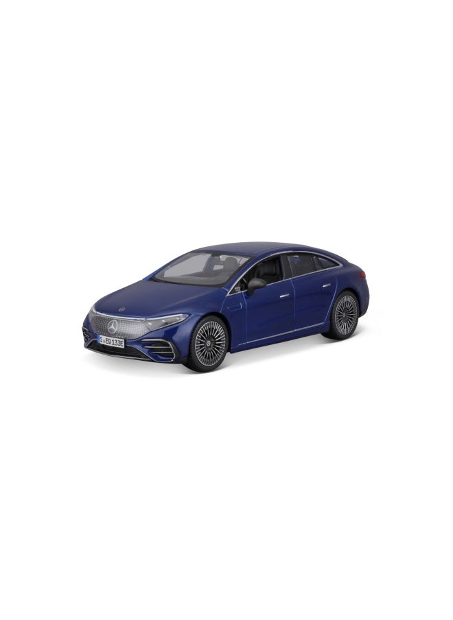 Maisto Maisto Mercedes-Benz EQS Diecast Car (1:24, Metallic Blue)  - Image 1