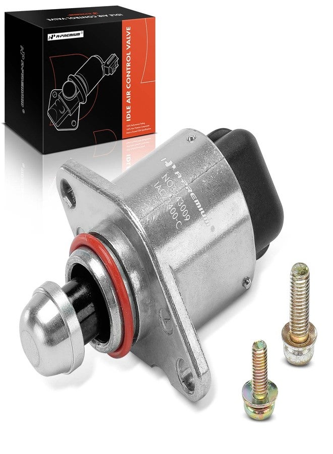 A-Premium Fuel Injection Idle Air Control Valve Compatible with Cadillac DeVille 00-05, Seville 00-04, Eldorado 00-02 & Pontiac Bonneville 04-05 & Oldsmobile Aurora 01-03, V8 4.6L 4.0L, 88893284 - Image 1