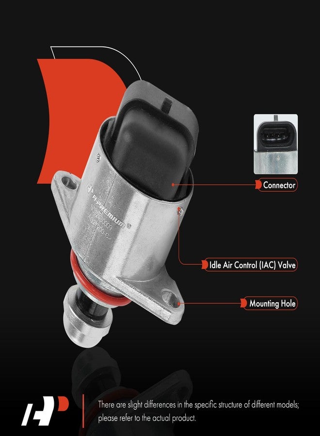 A-Premium Fuel Injection Idle Air Control Valve Compatible with Cadillac DeVille 00-05, Seville 00-04, Eldorado 00-02 & Pontiac Bonneville 04-05 & Oldsmobile Aurora 01-03, V8 4.6L 4.0L, 88893284 - Image 3