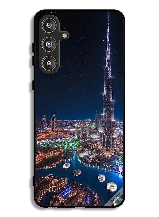 Covernex Samsung Galaxy M55 5G Protective Case Cover Night View Of Downtown - Image 1