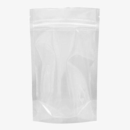 Deera DEERA Stand Up Ziplock Reusable Airtight Polyester Storage Pouch Clear170mmX265mmPack of 25  - Image 1