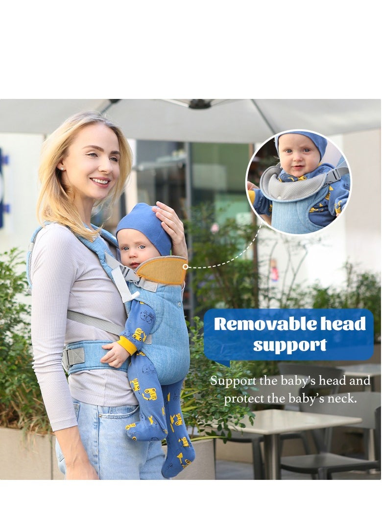 RATSAW - Adjustable Strap Baby Carrier Flip Advanced 4-in-1 Easy to Wear Ergonomic Breathable Carrier Slings - Image 1